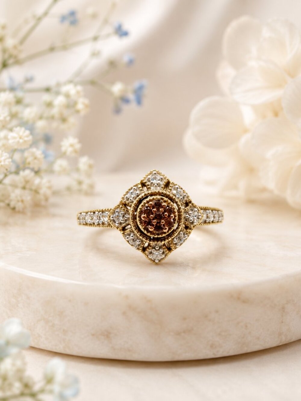 Halo Diamond Ring